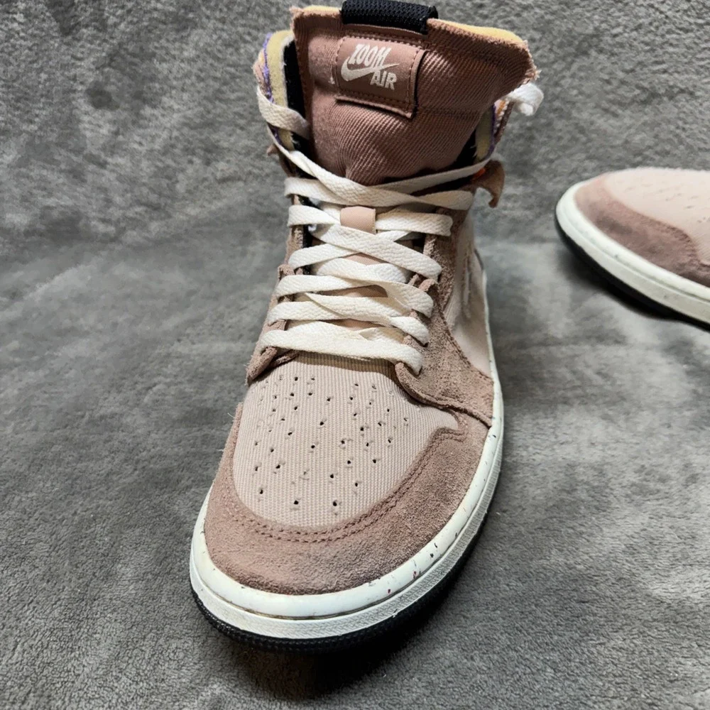 Air Jordan 1 Zoom Air‎ Comfort High Fossil Stone Size 10 Men's Basketball